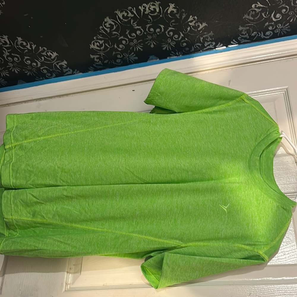 Old Navy Bright Green Men's Shirt